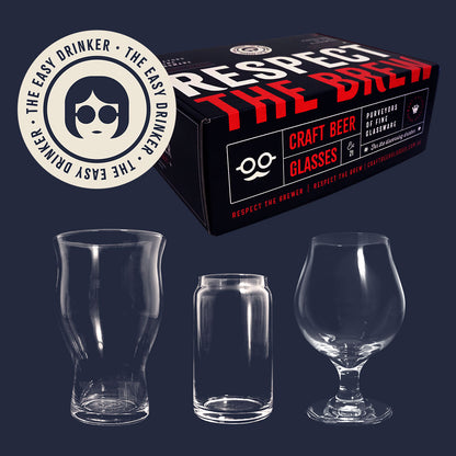 The Easy Drinker - Craft Beer Glass Set